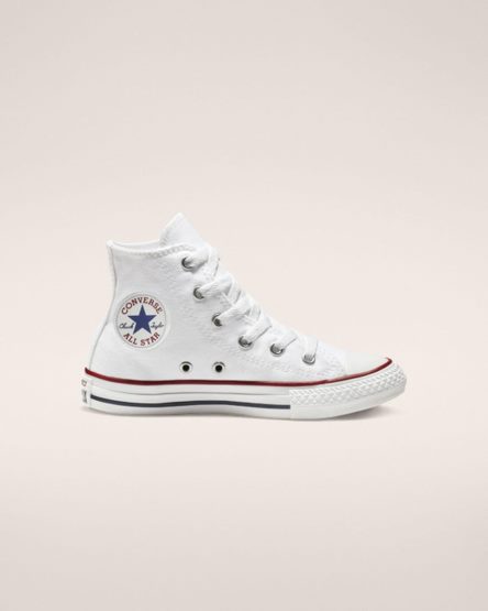 Tenis Converse Chuck Taylor All Star Classicos Cano Alto Menina Branco | PT F0T4P59